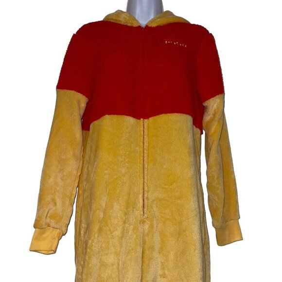 Disney Winnie the Pooh Pajamas Women S 4 6 Unionsuit Costume Soft Fleece Costume - Picture 2 of 10